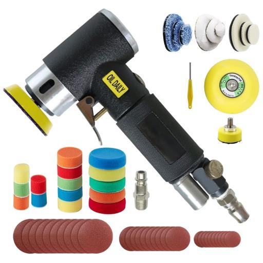 ПНЕВМАТИЧЕСКАЯ ЭКСЦЕНТРИЧЕСКАЯ ПОЛИРОВАЛЬНАЯ МАШИНА 25/50/75 мм НАБОР