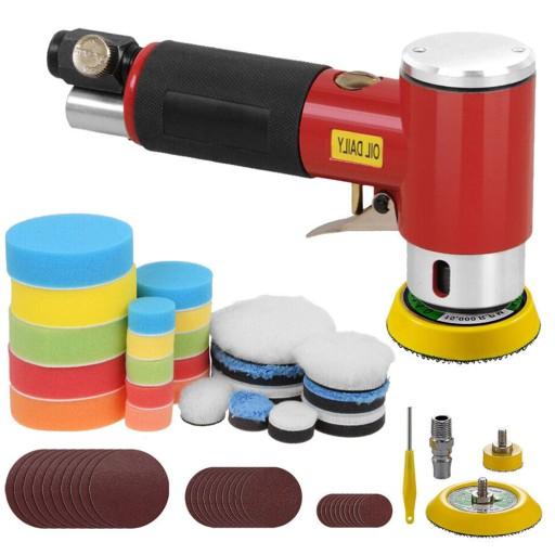 КОМПАКТНЫЙ НАБОР АВТОПОЛИРОВАЛЬНОЙ ШЛИФОВАЛЬНОЙ МАШИНЫ + 15 ГУБОК