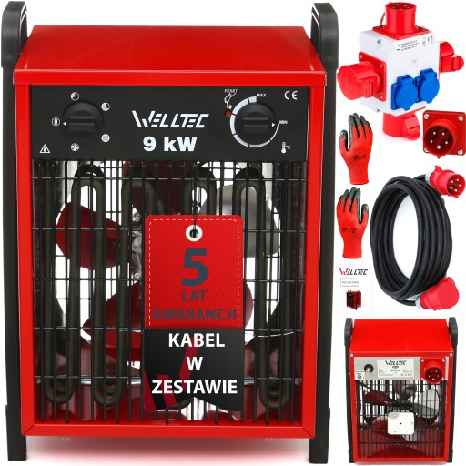 Электрический нагреватель EHI90 - 9KW + кабель 2M