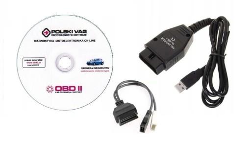 ПОЛЬСЬКИЙ VAG 2.5 PL + KKL USB ІНТЕРФЕЙС OBD2+OBD1