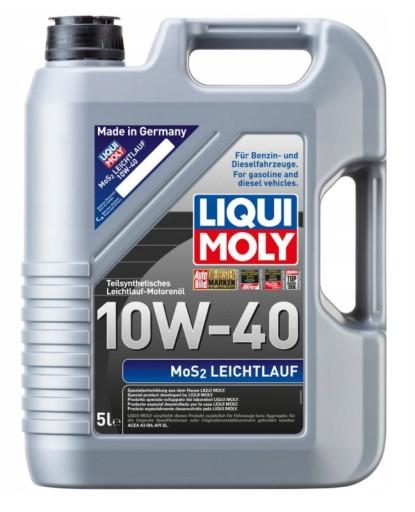 ПОЛУСИНТЕТИЧЕСКОЕ МАСЛО LIQUI MOLY MOS2 LEICHTLAUF SUPER 10W40 5л.