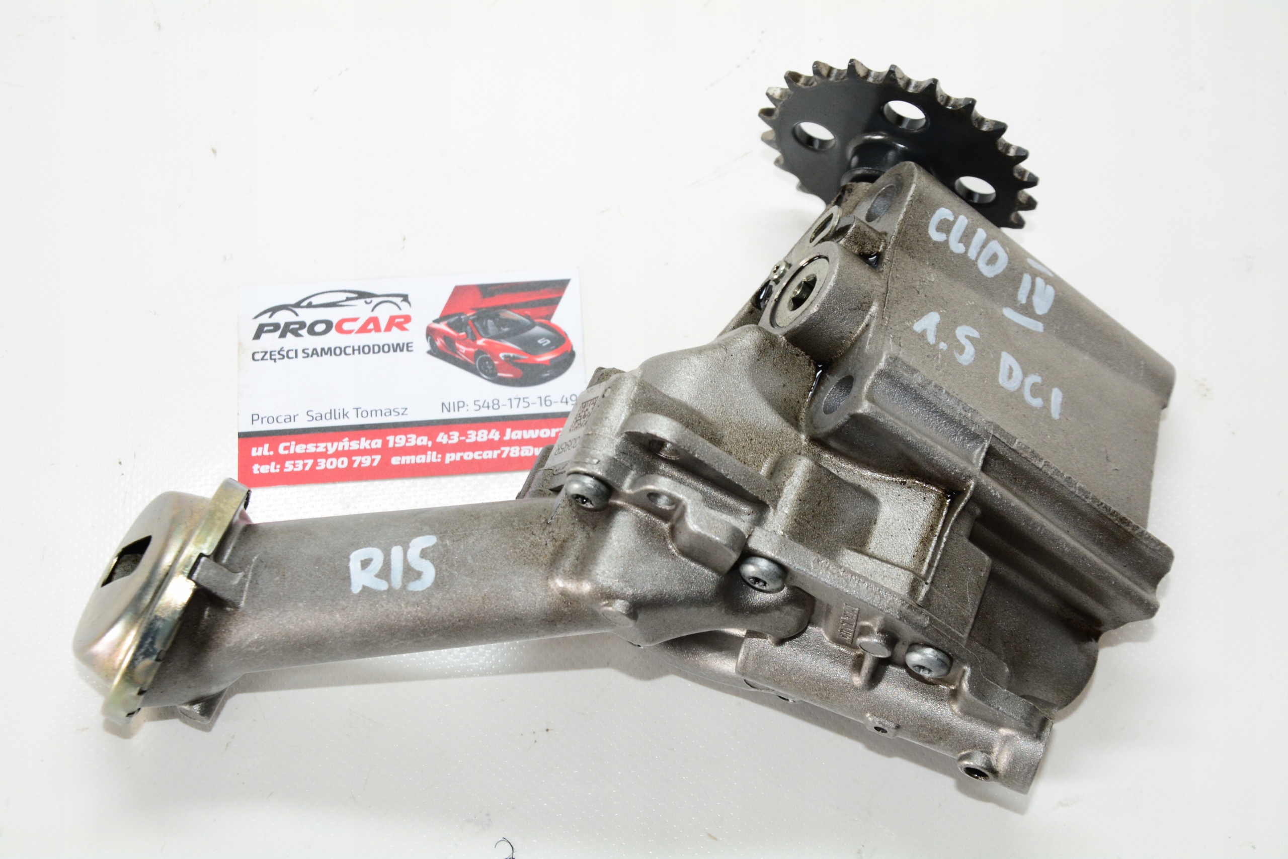 МАСЛЯНЫЙ НАСОС DRAGON 150003395R CLIO IV 1.5 DCI