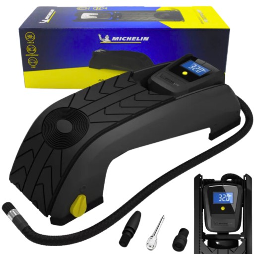 НОЖНОЙ НАСОС КОЛЕСА MICHELIN АВТОМОБИЛЬНЫЙ КОМПРЕССОР ВЕЛОСИПЕДНЫЙ ЦИФРОВОЙ МАНОМЕТР