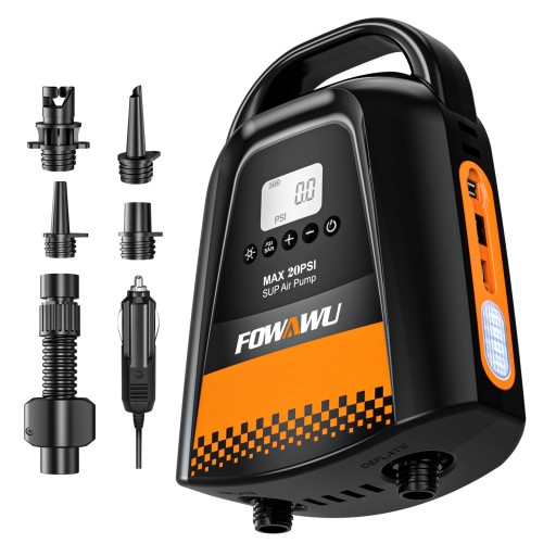 ВОЗДУШНЫЙ НАСОС FOWAWU 20PSI SUP С АККУМУЛЯТОРОМ