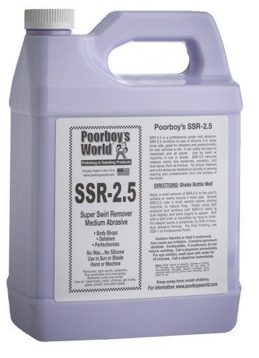 POORBOYS SSR 2.5 полировальная паста средняя 3784ml