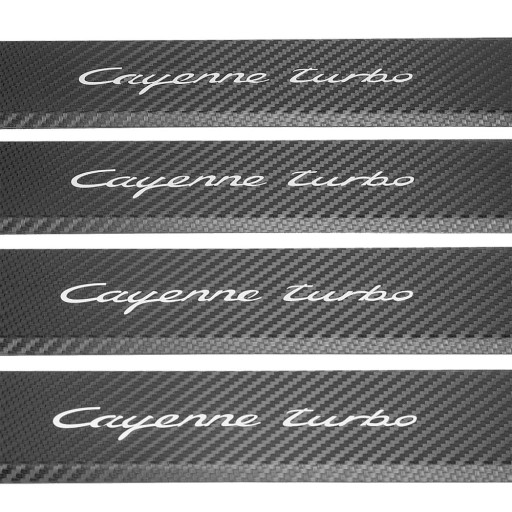 PORSCHE CAYENNE 9Y0 Накладки на пороги CAYENNE TURBO нержавіюча сталь 304 Покриття