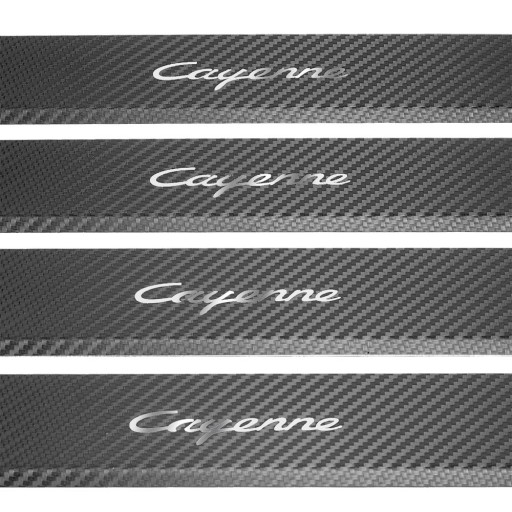 PORSCHE CAYENNE 9Y0 304 Накладки на пороги из нержавеющей стали, отделка C