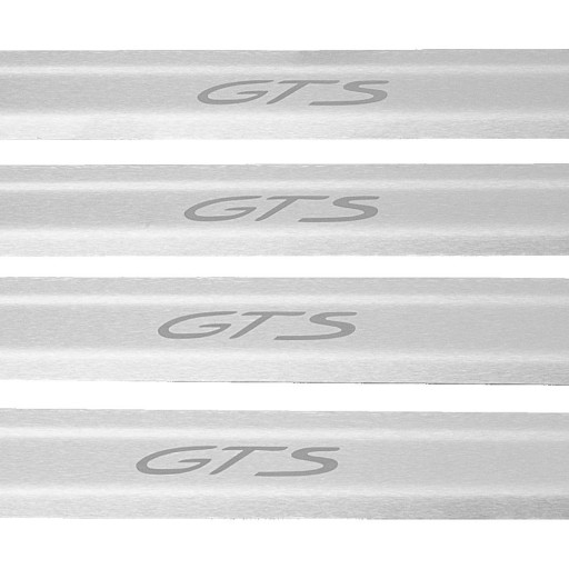 PORSCHE PANAMERA 971 GTS Накладки на пороги, матові, нержавіюча сталь