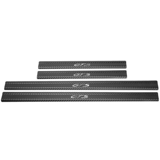 PORSCHE PANAMERA 971 GTS Накладки на пороги, карбон, нержавеющая сталь
