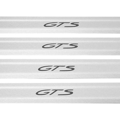 PORSCHE PANAMERA 971 GTS Накладки на пороги з нержавіючої сталі 304, матові