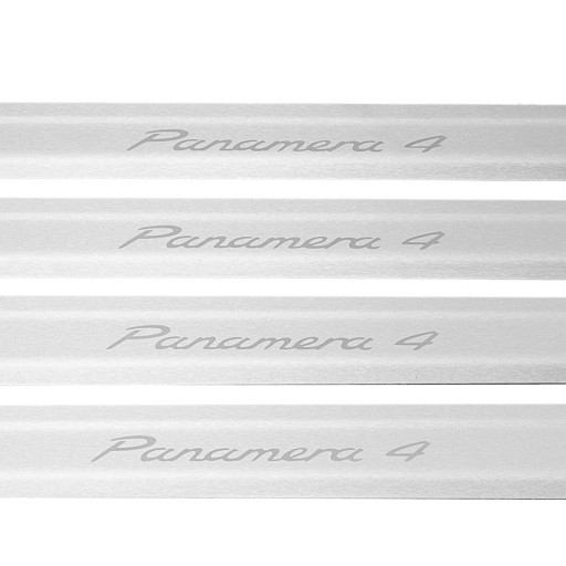 PORSCHE PANAMERA 971 PANAMERA 4 накладки на пороги из матовой нержавеющей стали