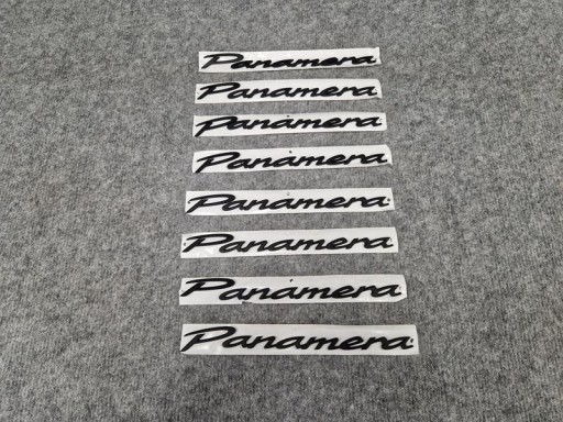 PORSCHE PANAMERA 976 976853675 ЭМБЛЕМА ЗНАК ЛОГОТИП ЧЕРНЫЙ НОВЫЙ ОРИГИНАЛ