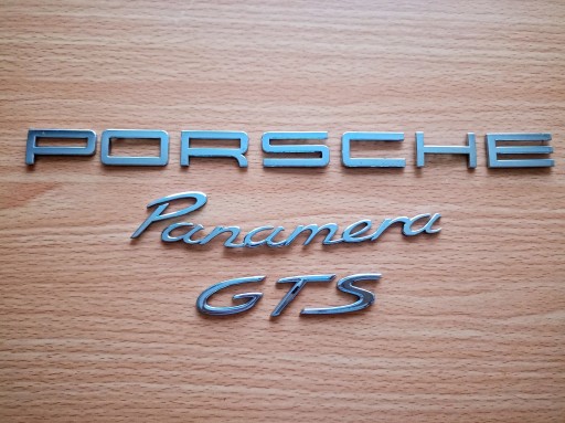 971853687 - PORSCHE PANAMERA GTS (971) НАПИС НА ЕМБЛЕМІ ХРОМ