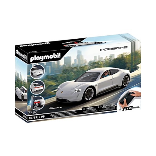 PORSCHE PLAYMOBIL MISION E 2.0 БІЛА ІГРАШКА НА ДИСТАНЦІЙНОМУ КЕРУВАННІ