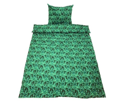 ПОСТЕЛЬНОЕ ПОСТЕЛЬНОЕ 140х200 С УЗОРОМ ЗЕЛЕНЫЙ ДАТСКИЙ ПЛЮШ