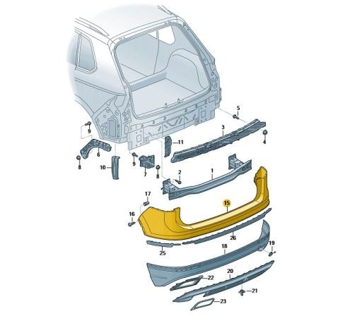 8E1 955 408 C - Оригинальный рычаг стеклоочистителя AUDI A4 B6 B7 EXEO