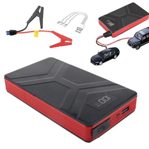 POWER BANK JUMP STARTER CAR STARTER 12V LCD DISPLAY 30000MAH