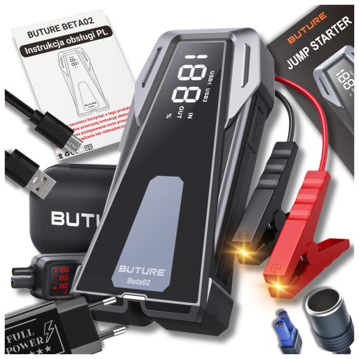 POWERBANK 12V STARTER BOOSTER JUMP STARTER ПУСКОВИЙ ПРИСТРІЙ 2500A