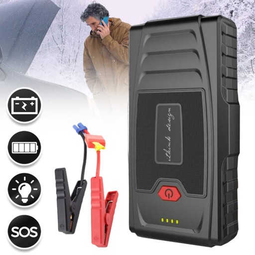 POWERBANK ДЛЯ ЗАПУСКА АВТОМОБИЛЯ JUMP EMERGENCY STARTER BOOSTER 12000MAH