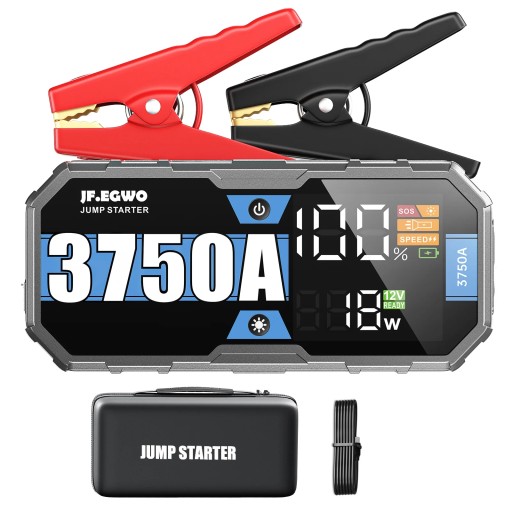 ПУСКОВИЙ ПРИСТРІЙ POWERBANK STARTER BOOSTER JUMP STARTER 12V 3750A