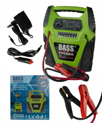 POWERBANK З ПУСКОВИМ КОМПРЕСОРОМ LED ЛАМПА USB СТАРТЕР