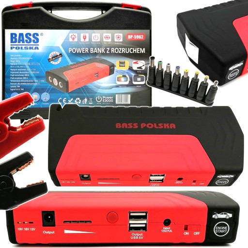 POWERBANK з ПУСКОВИМ ВИПРЯМЛЯЧОМ STARTER 400A BOOSTER STARTING