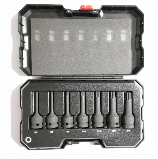 ГОЛОВКИ POWERBUILT IMPACT 1/2'' ШЛІЦЕВІ 7 ШТ. 5-16