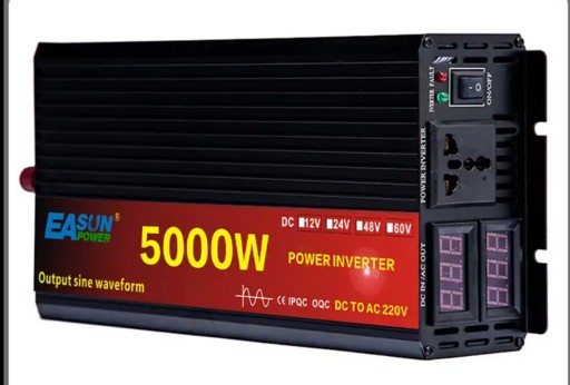 POWLAND Інверторний перетворювач напруги 12V 5000w