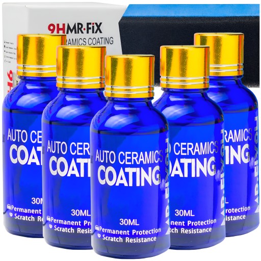 Защитное керамическое покрытие краски автомобиля гидрофобное 9H MR FIX керамика x 5