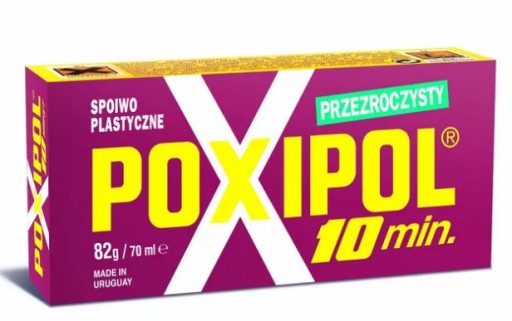 POXIPOL ЕПОКСИДНИЙ КЛЕЙ УНІВЕРСАЛЬНИЙ БЕЗБАРВНИЙ ВЕЛИКИЙ