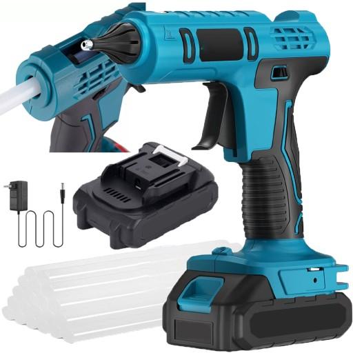 ТОЧНЫЙ КЛЕЕВОЙ ПИСТОЛЕТ ДЛЯ ГОРЯЧЕГО КЛЕЯ 100ВТ 21В + НАБОР ИЗ 12 КЛЕЕВЫХ КАЛИКОВ