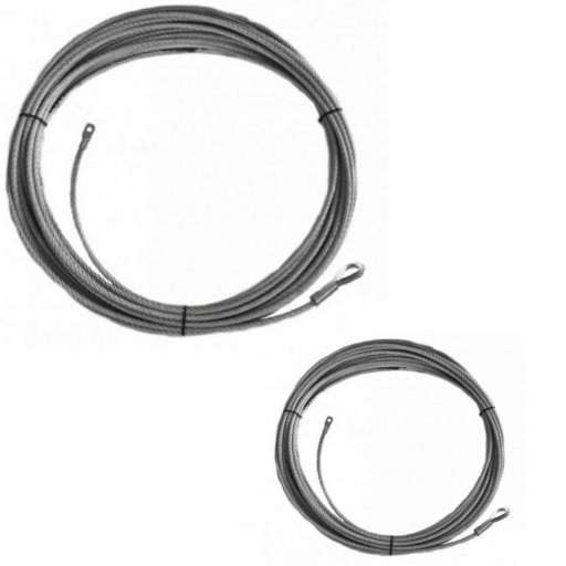 ПРЕМИУМ Стальной трос для лебедки 9000-14000 фунтов 28 м 10 мм ЛЕБЕДКА ДРАКОН