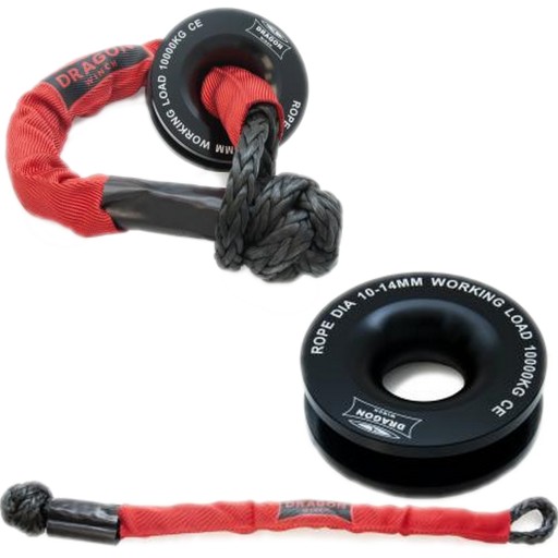 PREMIUM Шків для синтетичного каната 10000KG 22000lbs ULTRA DRAGON WINCH