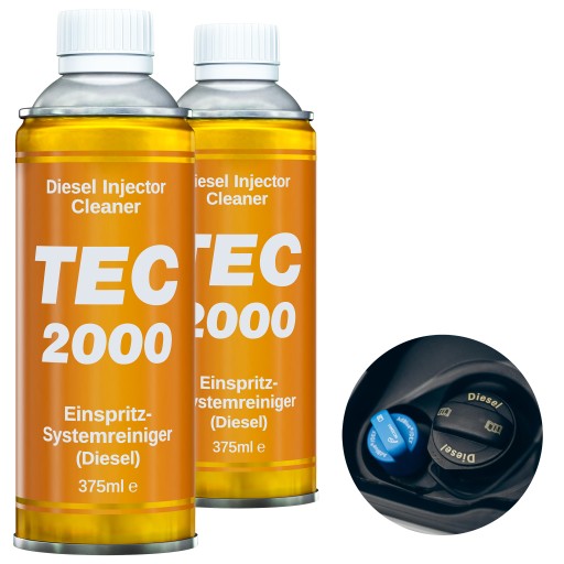 Нагару TEC2000 дизель впрыска очиститель комплект 2x375ml