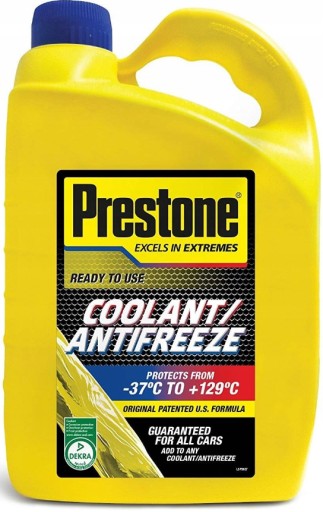 PRESTONE READY РІДИНА ДЛЯ РАДІАТОРІВ -37 ГРАДУСІВ 4Л