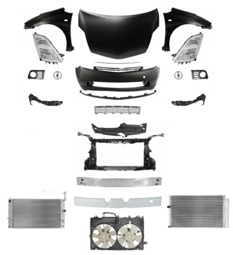 5380247010 - PRIUS 03-09 РЕМЕНЬ ПЕРЕДНЕГО БАМПЕРА КАПОТ ФОНАРЬ КРЫЛО