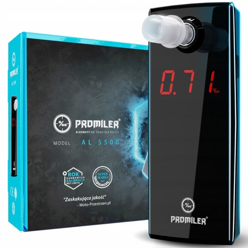 ПРОФЕСІЙНИЙ Напівпровідниковий алкотестер Promiler чорний POLICE