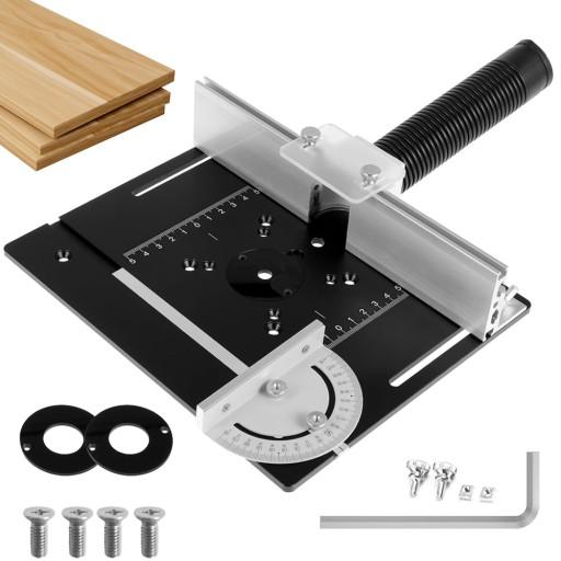 ПРОФЕССИОНАЛЬНАЯ АЛЮМИНИЕВАЯ ПЛИТА ДЛЯ СТОЛА ФРЕЗЕРНОГО СТАНКА С НАПРАВЛЯЮЩЕЙ ДЛЯ УСОСА И ЗАГОРОДКОЙ