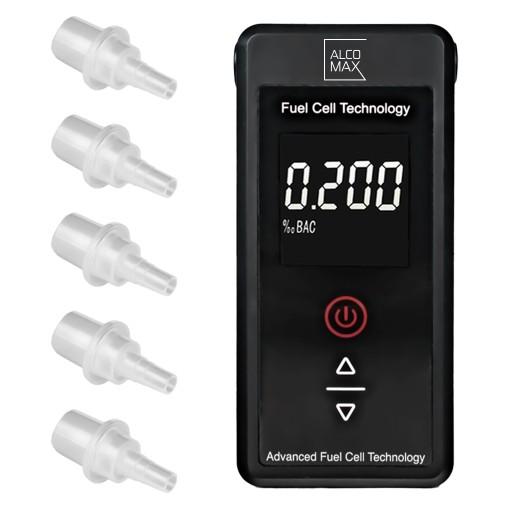 ПРОФЕССИОНАЛЬНЫЙ АЛКОТЕСТЕР METEO AX7 5 МУНДШТУКОВ