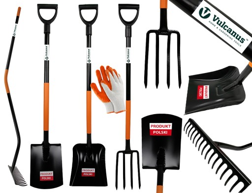 ПРОФЕССИОНАЛЬНЫЙ НАБОР САДОВЫХ ИНСТРУМЕНТОВ ЛОПАТА ЛОПАТА РАК ВИЛЫ
