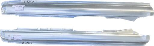 2515411K - Поріг обшивка поклик. LE + PR CHEVROLET AVEO T250 06-11