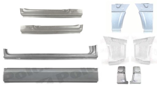 50654113 - ПОРОГИ ПОРОГИ REPERATURKA СТОРОНА MERCEDES SPRINTER 06-18, VW CRAFTER 05-17 КОРОТКИЕ