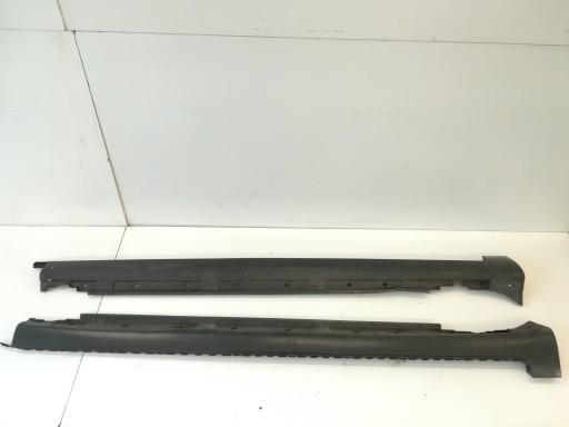 Внешний порог черный AUDI A4 B6 левый и правый