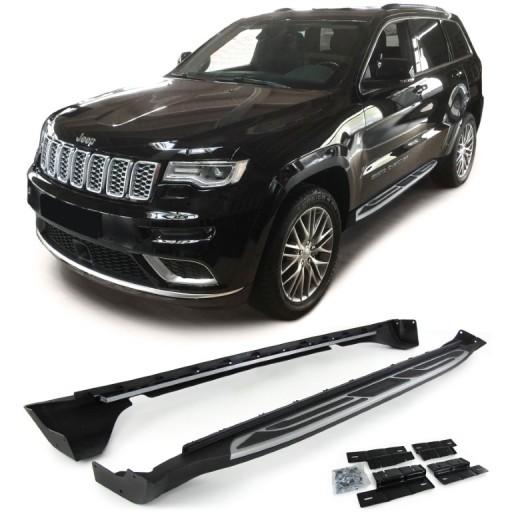 4050756579578 - Накладки на пороги Jeep Grand Cherokee WK2