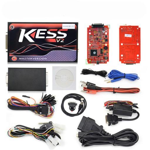 ИНТЕРФЕЙС ПРОГРАММАТОРА KESS V2.23 MASTER FW v5.017 ЧИП-ТЮНИНГ OBD2 RED