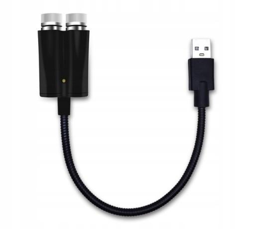 СВЕТОДИОДНЫЙ ПРОЕКТОР ДЛЯ АВТОМОБИЛЯ USB ЗВЕЗДЫ С ЭФФЕКТОМ 2 ЦВЕТА