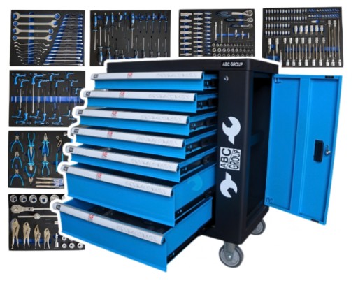 ПРОДВИЖНАЯ ИНСТРУМЕНТАЛЬНАЯ ТЕЛЕЖКА С ОБОРУДОВАНИЕМ инструментальный шкаф 278EL 3/4