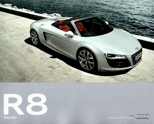 AUDI R8 SPYDER ПРОСПЕКТУС