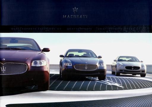 ПРОСПЕКТ MASERATI QUATTROPORTE EXECUTIVE GT / QUATTROPORTE ...