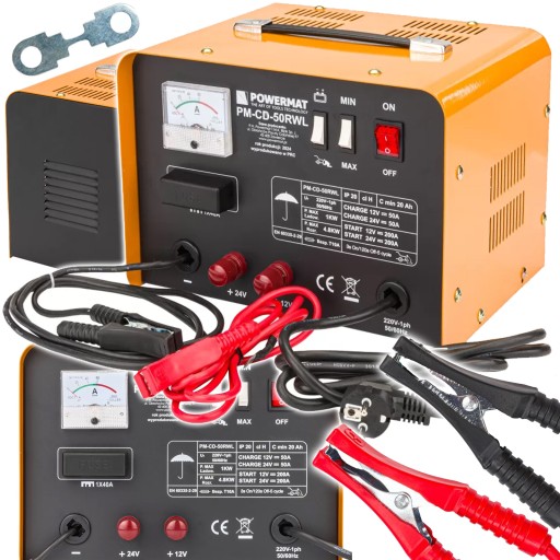 АКУМУЛЯТОРНИЙ ВИРІПЛЯЧ З ЗАПУСКОМ 200А ЗАПУСК АВТО 12/24В